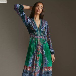 Anthropologie Patterned Maxi Dress (Size 14)
